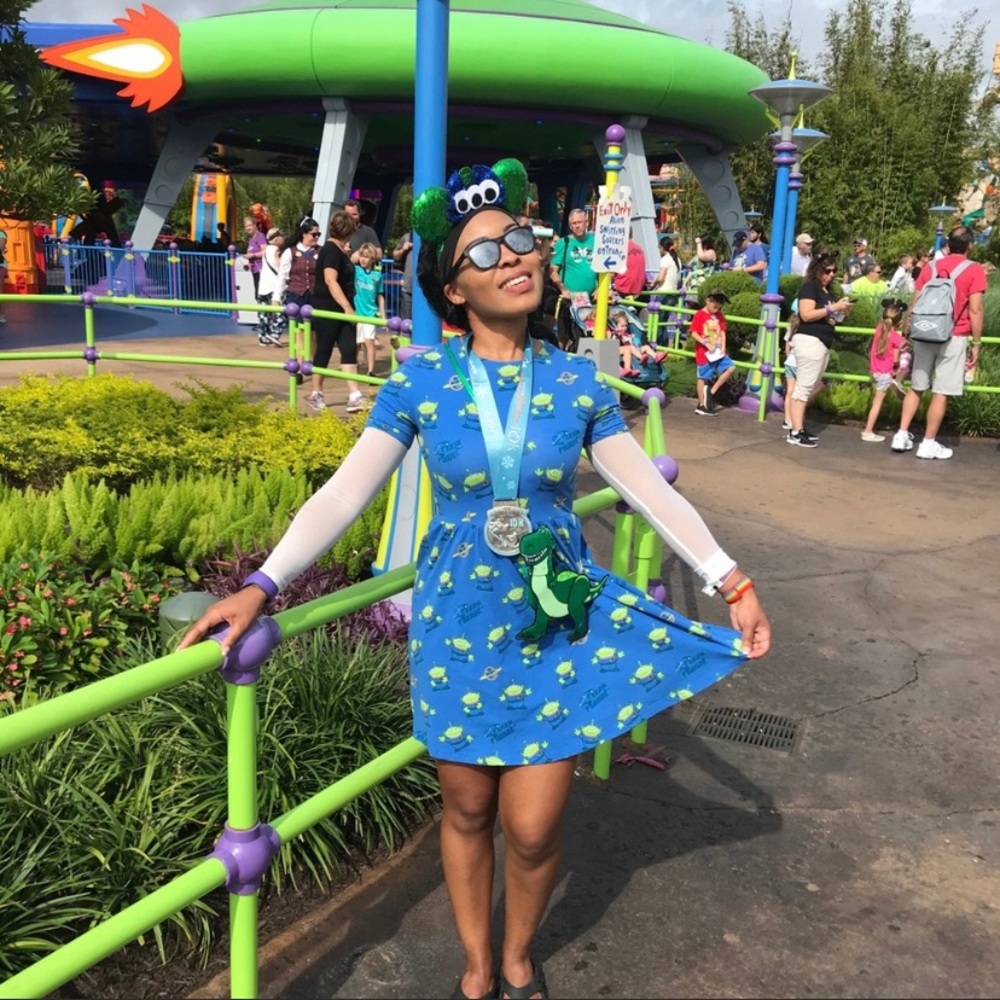 Disney’s Toy Story 4 Alien Blue Dress S